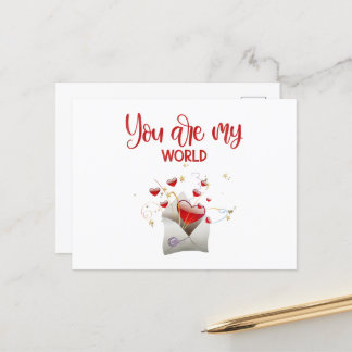 Kärlek postcatd vykort