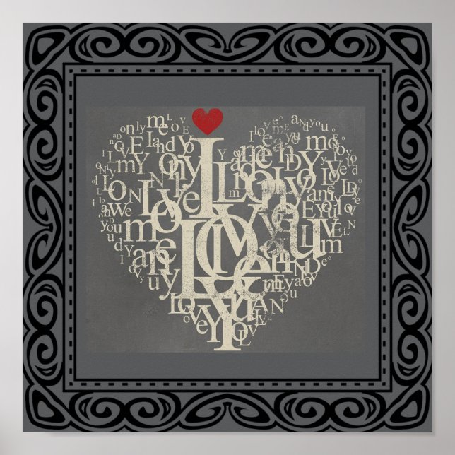 Kärlek Poster (Framsidan)