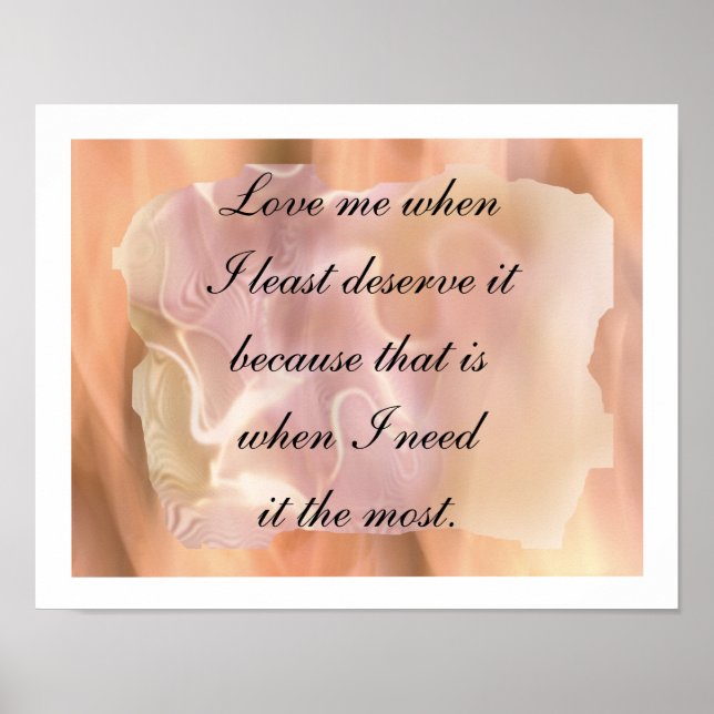 Kärlek Poster (Framsidan)