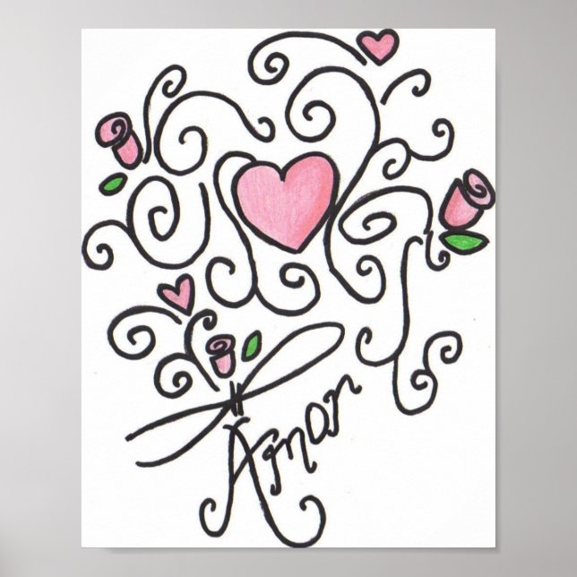 Kärlek Poster (Framsidan)