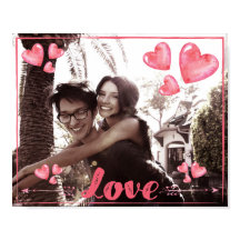 Kärlek Poster med höjdpunkter och lägg till fotoma