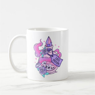 Kärlek Potion Cute Rosa Halloween Potion Flaska Kaffemugg