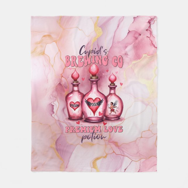Kärlek Potion Fleecefilt (Framsidan)