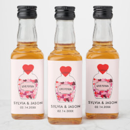Kärlek Potion Glad Alla Hjärtans Dag Personlig Spritflaskor Etikett