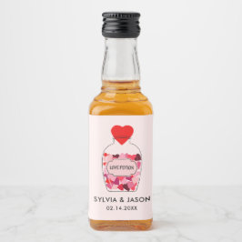 Kärlek Potion Glad Alla hjärtans dag-Personlig Spritflaskor Etikett