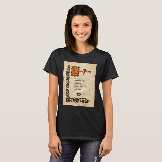Kärlek Potion Tee Shirt (Hel framsida)