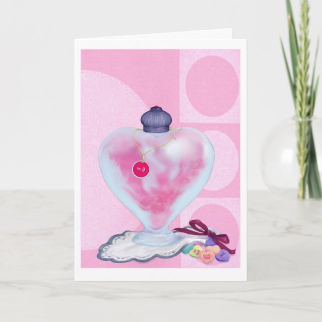 Kärlek Potion Valentine Card Helgkort (Framsida)