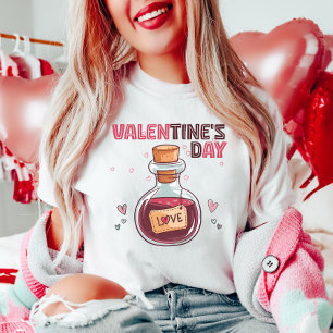 Kärlek Potion Valentine T Shirt