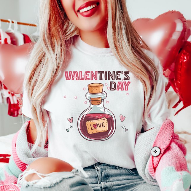 Kärlek Potion Valentine T Shirt (Skapare uppladdad)