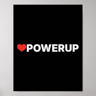 Kärlek Power - Heart Poster