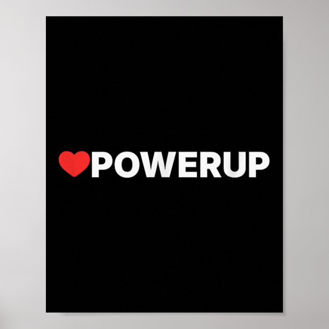 Kärlek Power - Heart Poster (Framsidan)