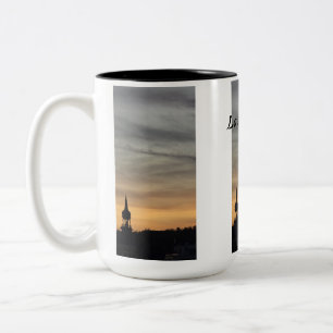 Kärlek Prag Två-Tonad Mugg