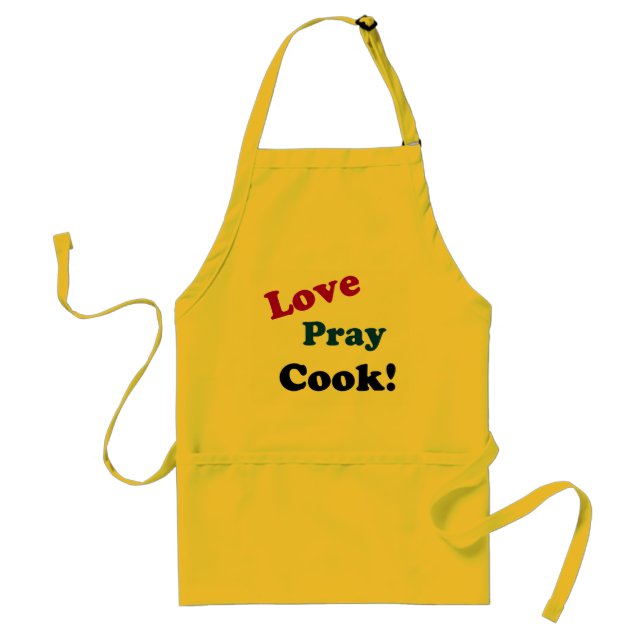 Kärlek Pray Cook Anpassa den Förkläde (Framsidan)