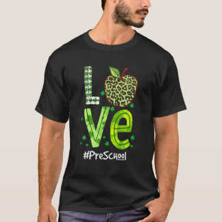 Kärlek Pre-K Preschool Teacher St patrick's day Ap T Shirt