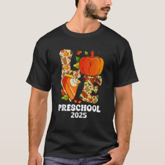 Kärlek Preschool Funny Turkey Pumpkin Fall 2025 Au T Shirt