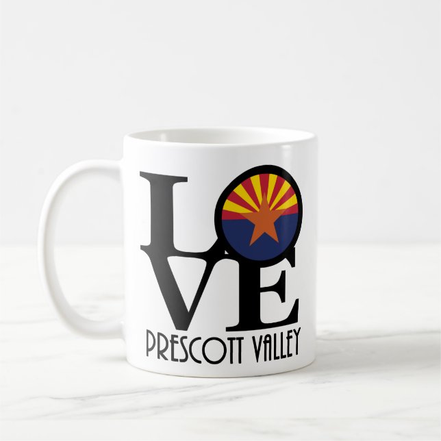 KÄRLEK Prescott Valley 11oz Kaffemugg (Vänster)