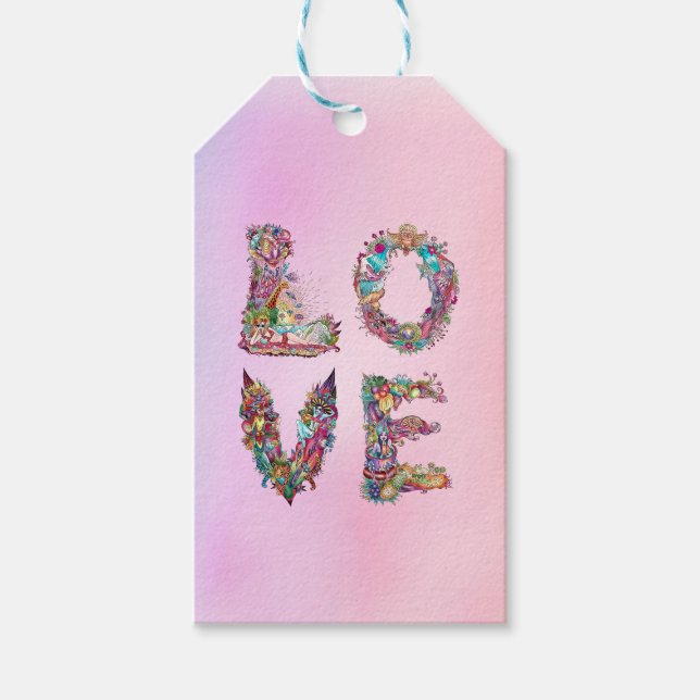 KÄRLEK PRESENTETIKETT (Framsidan)