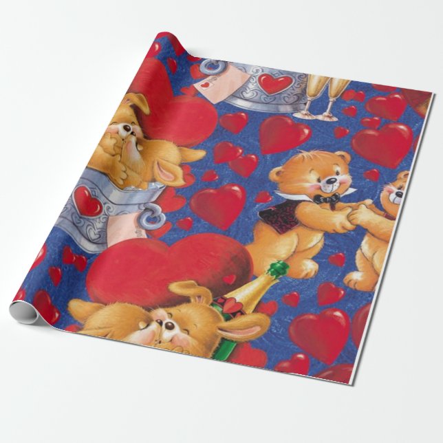 Kärlek Presentpapper (Utrullad)