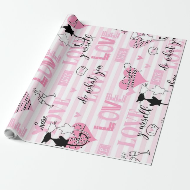 Kärlek Presentpapper (Utrullad)