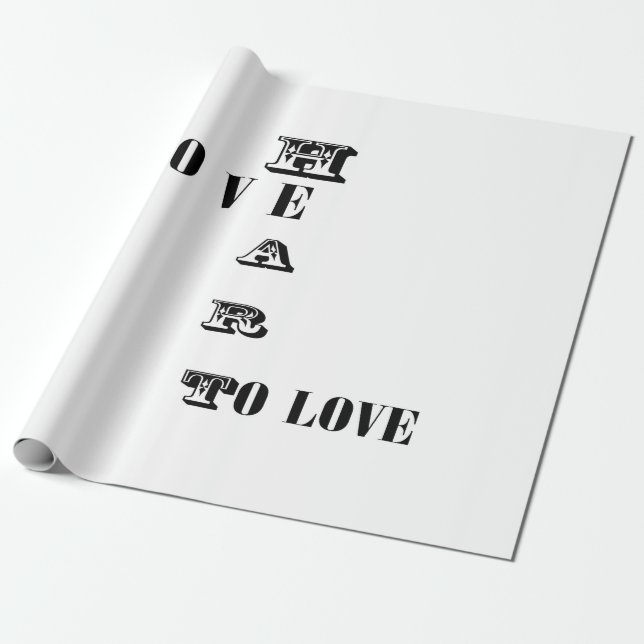 Kärlek Presentpapper (Utrullad)