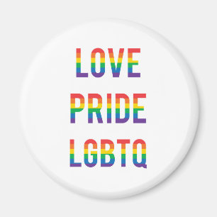 Kärlek Pride HBT TQ Magnet