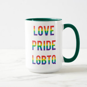 Kärlek Pride HBT TQ Mugg