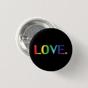 Kärlek, pride lgbt lgbtq gay queer rainbow färg knapp