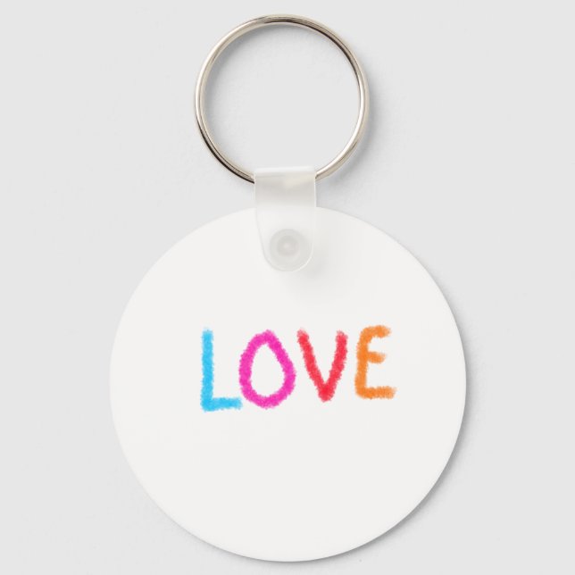 Kärlek-pridets regnbåge, LGBTQ juni modern Nyckelring (Framsida)