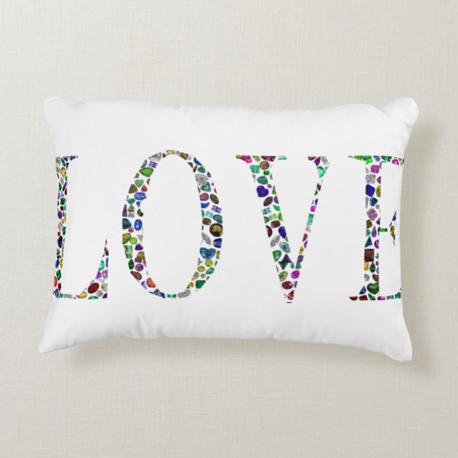Kärlek Prydnadskudde (Baksidan)