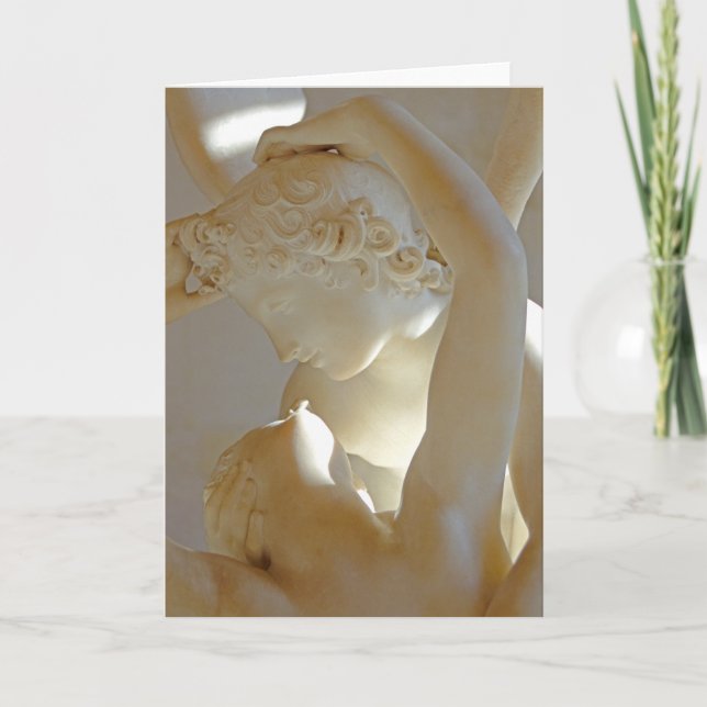 Kärlek - Psyche Revived by Cupid's Kiss Kort (Framsida)