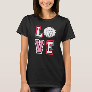Kärlek Pudel Djurens Valp Puppy Pet Hund T Shirt