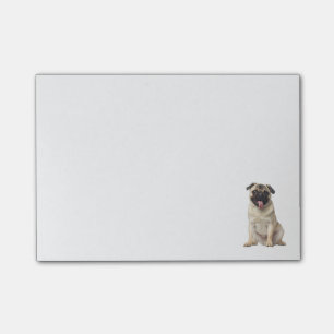 Kärlek Pug Puppy Hund Skicka IT-anteckningar Post-it Block