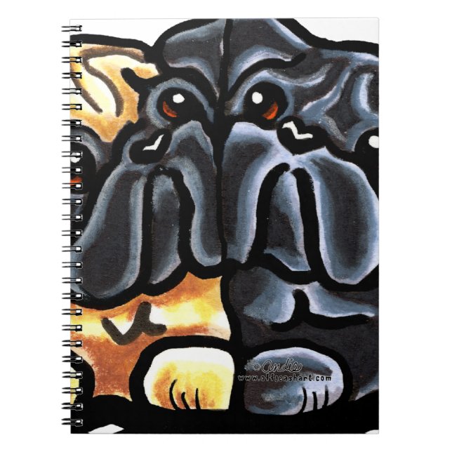 Kärlek Pugs Anteckningsbok (Framsidan)