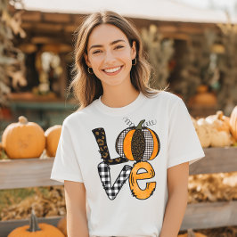 Kärlek Pumpa Höst T Shirt