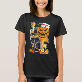 Kärlek Pumphuv Stetoskop Sjuksköterska Halloween K T Shirt