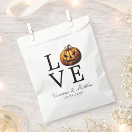 Kärlek Pumpkin Bröllop