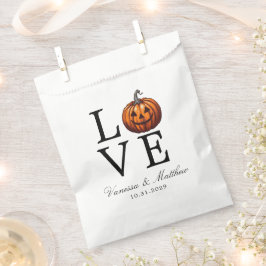Kärlek Pumpkin Bröllop
