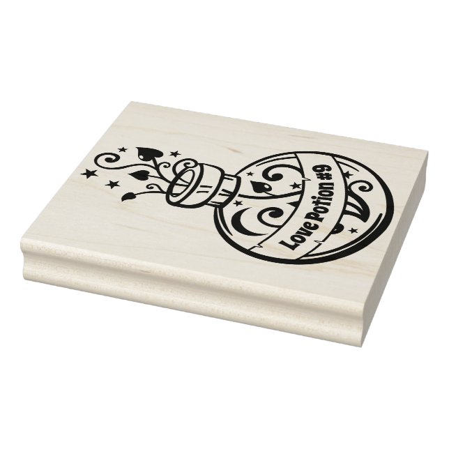 Kärlek, punkt 9 Flaska Frimärke - Anpassa etikette Stämpel (Stämpel)