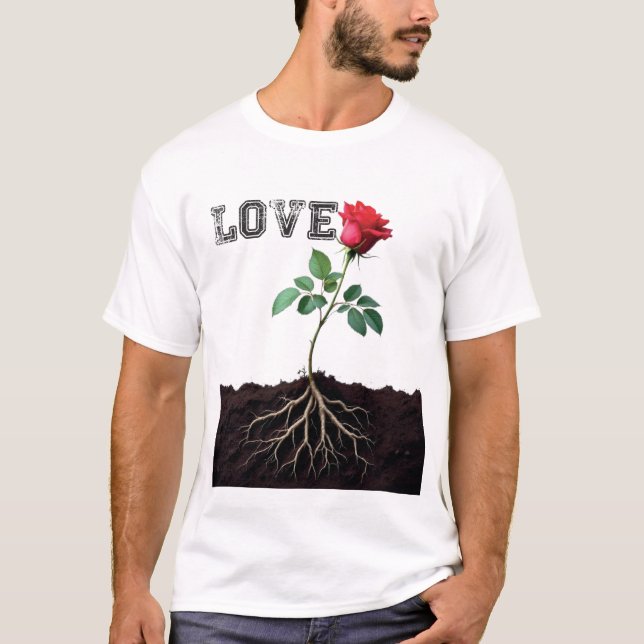 Kärlek Pure T Shirt (Framsida)