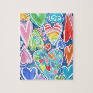 Kärlek Puzzle Pussel