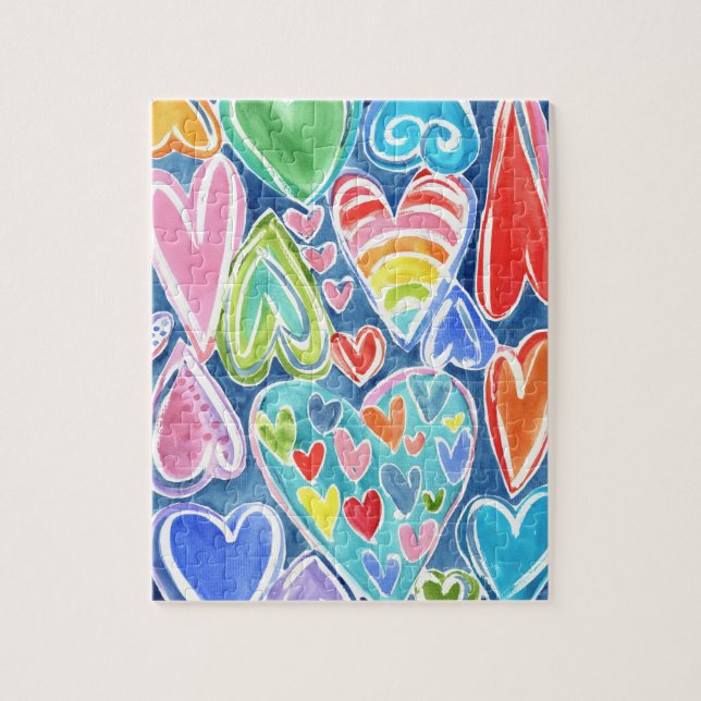 Kärlek Puzzle Pussel (Vertikal)