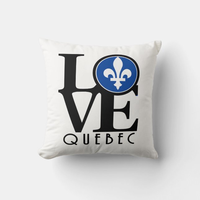 KÄRLEK Quebec Kudde (Framsida)