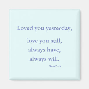 Kärlek Quote Magnet