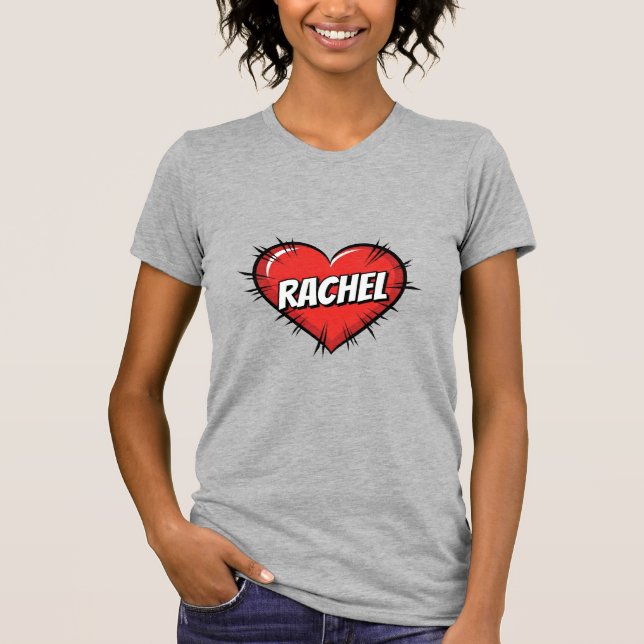 Kärlek Rachel T Shirt (Framsida)