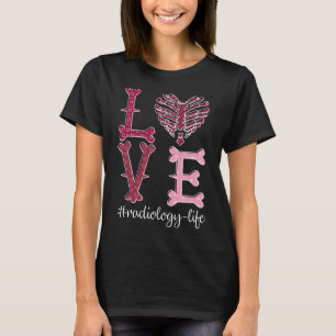 Kärlek Radiology Tech Shirt Rad Tech Valentine Sh T