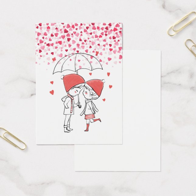 Kärlek Rain Visitkort (Kontor)