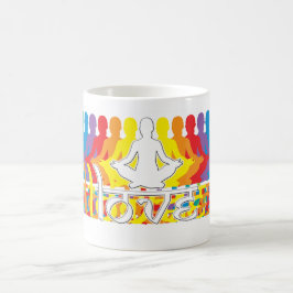 Kärlek Rainbow Intentions Coffee Mugg