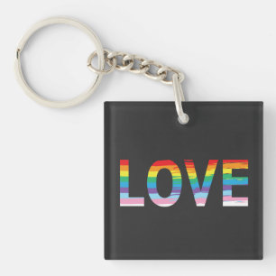 KÄRLEK Rainbow LGBTQIA Flagga, Pride Brev T-Shirt