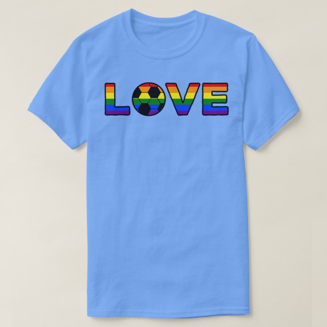 Kärlek Rainbow T Shirt (Design framsida)