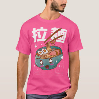 Kärlek Ramen Anime Noodles Kawaii Japan Ske T Shirt